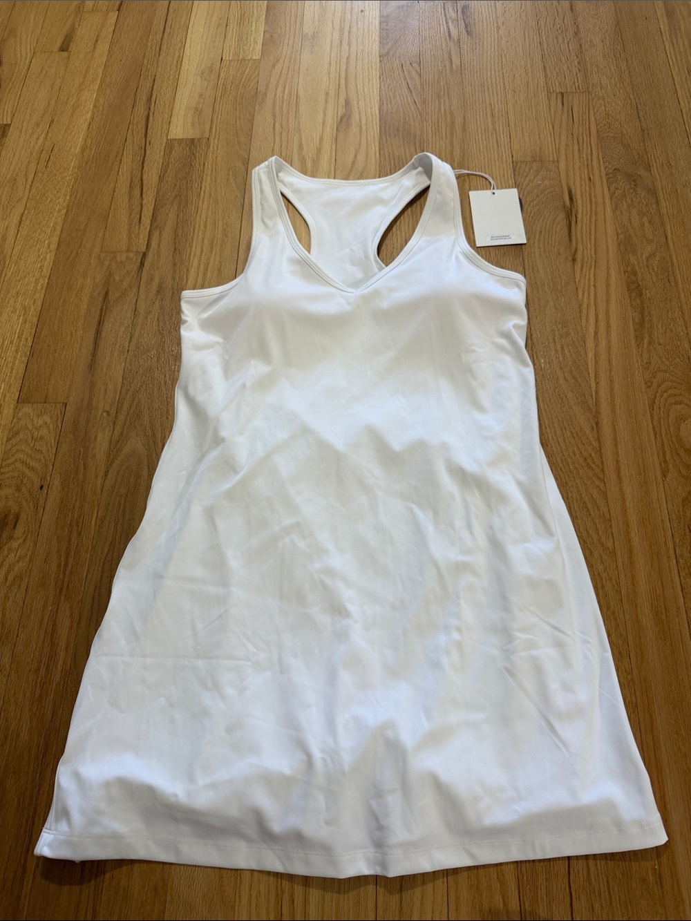 NWT Recess White Racerback Sport Dress Sz L